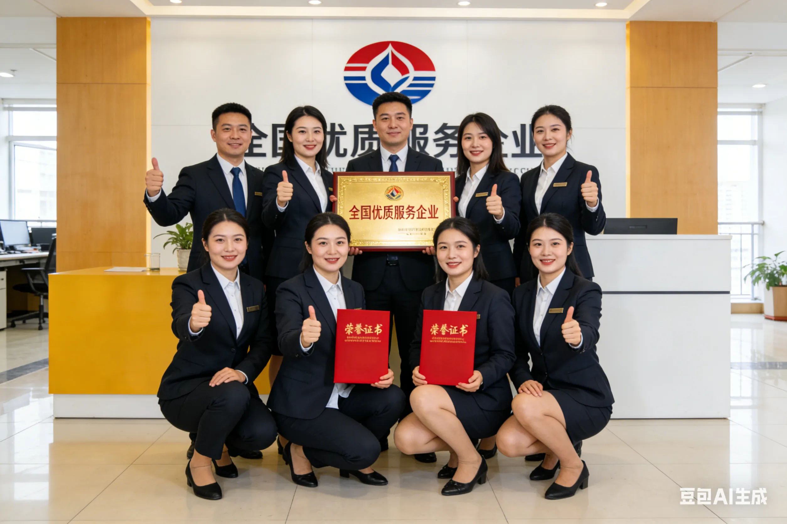 实力加冕！浩天建工斩获建筑工程业年度“全国优质服务企业”称号